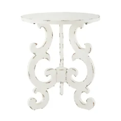 Kirkland's Home Distressed Scrollwork Accent Table- Accent & End Tables