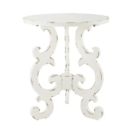 Kirkland's Home Distressed Scrollwork Accent Table- Accent & End Tables