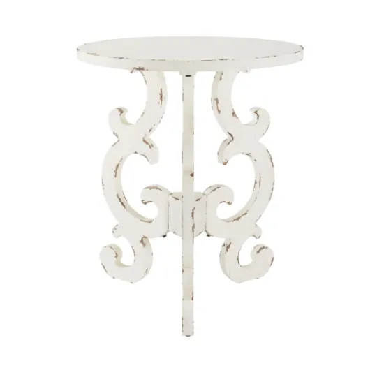 Kirkland's Home Distressed Scrollwork Accent Table- Accent & End Tables