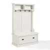 Kirkland's Home Distressed Seanan Storage Hall Tree- Entryway Furniture