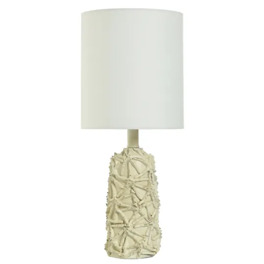 Kirkland's Home Distressed Starfish Pattern Table Lamp- Table Lamps