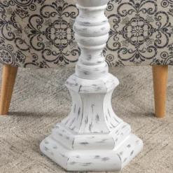 Kirkland's Home Distressed White Floor Lamp- Floor Lamps