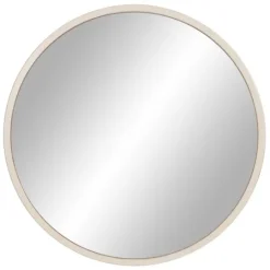 Kirkland's Home Distressed White Metal Wall Mirror- Decorative Mirrors
