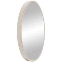Kirkland's Home Distressed White Metal Wall Mirror- Decorative Mirrors