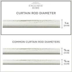 Kirkland's Home Distressed White Open Sphere Curtain Rod, 120 In.- Curtain Rods & Hardware