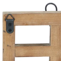 Kirkland's Home Distressed White Wood And Metal Wall Hooks- Hooks