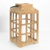 Kirkland's Home Distressed Windowpane Wood Lantern, 12 In.- Lanterns