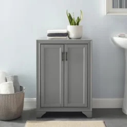 Kirkland's Home Distressed Wood Accent Cabinet- Bathroom Furniture