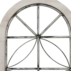 Kirkland's Home Distressed Wood And Metal Window Wall Plaque- Wall Plaques