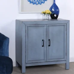 Kirkland's Home Distressed Wood 2-Door Cabinet- Cabinets & Sideboards
