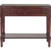 Kirkland's Home Distressed Wood 2-Drawer Console Table- Console Tables