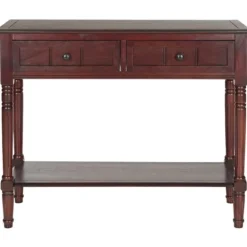 Kirkland's Home Distressed Wood 2-Drawer Console Table- Console Tables