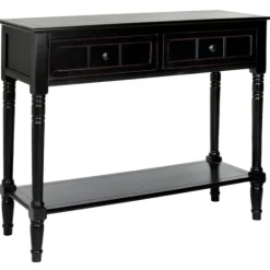 Kirkland's Home Distressed Wood 2-Drawer Console Table- Console Tables