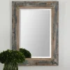 Kirkland's Home Distressed Wood Frame Wall Mirror- Decorative Mirrors
