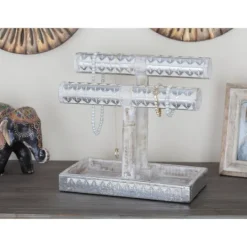 Kirkland's Home Distressed Wood Jewelry Stand- Decorative Accents