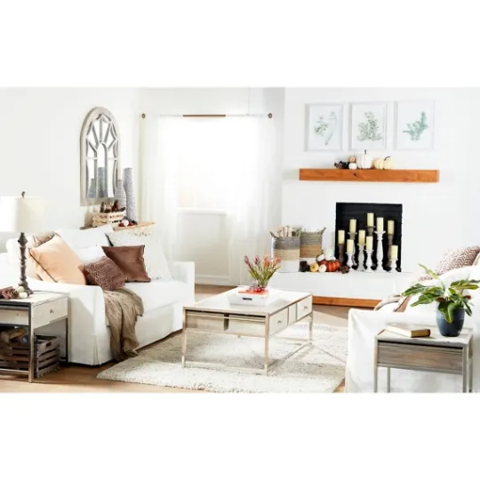 Kirkland's Home Distressed Wood 3-Pc. Candle Holder Set- Candle Holders
