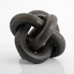 Kirkland's Home Distressed Wooden Knot Sculpture- Statues & Figurines