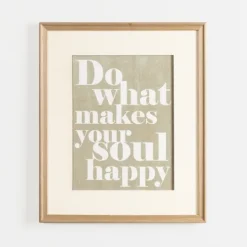 Kirkland's Home Do What Makes Your Soul Happy Wall Plaque- Wall Quotes & Signs