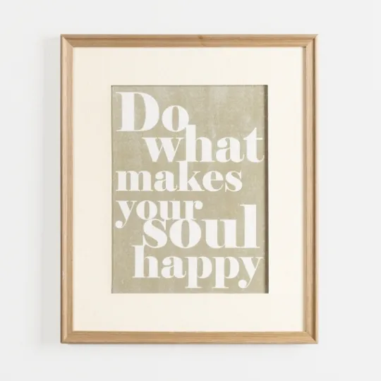 Kirkland's Home Do What Makes Your Soul Happy Wall Plaque- Wall Quotes & Signs