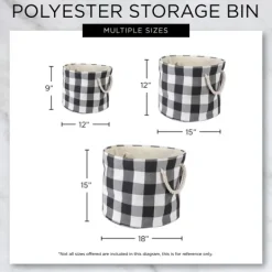 Kirkland's Home Dog Show Round Storage Bin, 15 In.- Baskets & Boxes