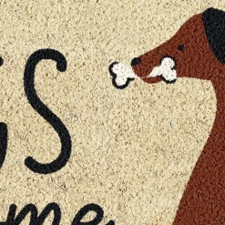 Kirkland's Home Dogs Welcome People Tolerated Doormat- Doormats