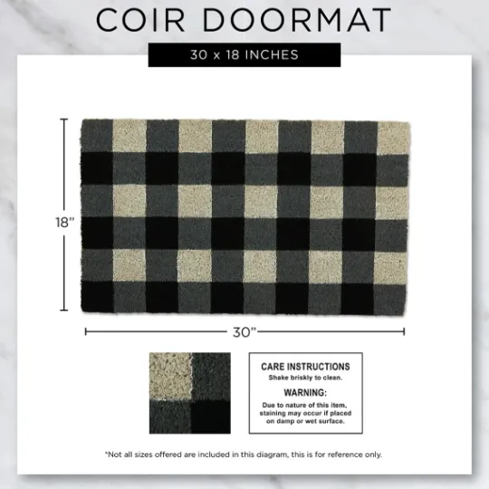 Kirkland's Home Dogs Welcome People Tolerated Doormat- Doormats