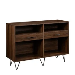 Kirkland's Home Doreen Dark Brown Hairpin Console Table- Console Tables