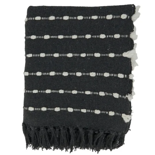 Kirkland's Home Dotted Fringe Throw Blanket- Blankets & Throws
