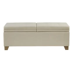 Kirkland's Home Double Opening Storage Bench- Benches & Ottomans