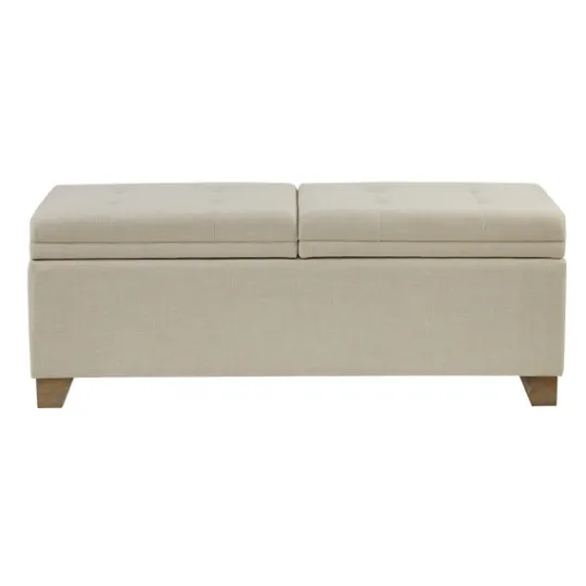 Kirkland's Home Double Opening Storage Bench- Benches & Ottomans