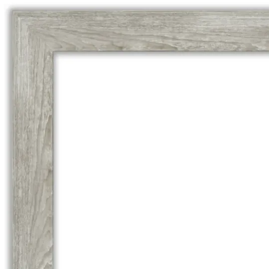 Kirkland's Home Dove Gray Scoop Frame Beveled Mirror, 34X28 In.- Decorative Mirrors