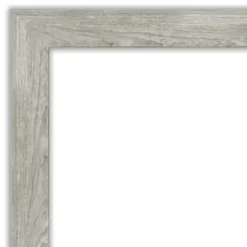 Kirkland's Home Dove Gray Scoop Frame Beveled Mirror, 42X30 In.- Decorative Mirrors