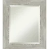 Kirkland's Home Dove Gray Scoop Frame Beveled Mirror, 22X26 In.- Decorative Mirrors