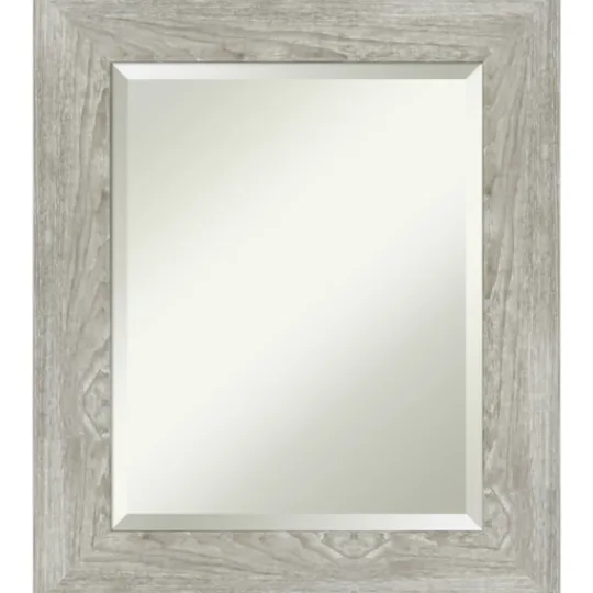 Kirkland's Home Dove Gray Scoop Frame Beveled Mirror, 22X26 In.- Decorative Mirrors