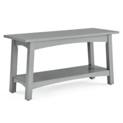 Kirkland's Home Dove Rustic Farmhouse Wood Bench- Benches & Ottomans