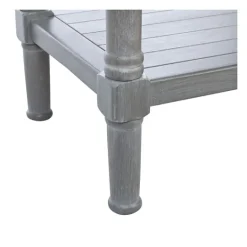 Kirkland's Home Dove Turned Leg Rustic Console Table- Console Tables