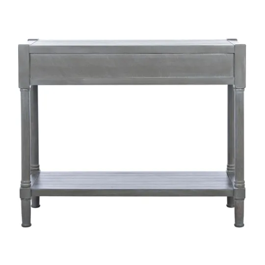 Kirkland's Home Dove Turned Leg Rustic Console Table- Console Tables