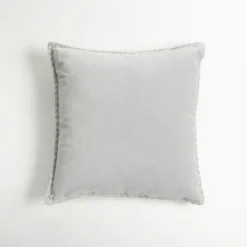 Kirkland's Home Dove Velvet Riviera Throw Pillow- Pillows