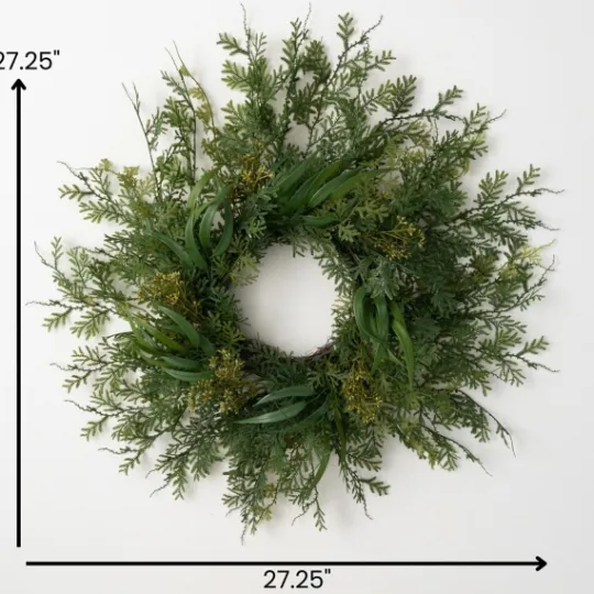 Kirkland's Home Draping Fern Wreath, 27 In.- Wreaths