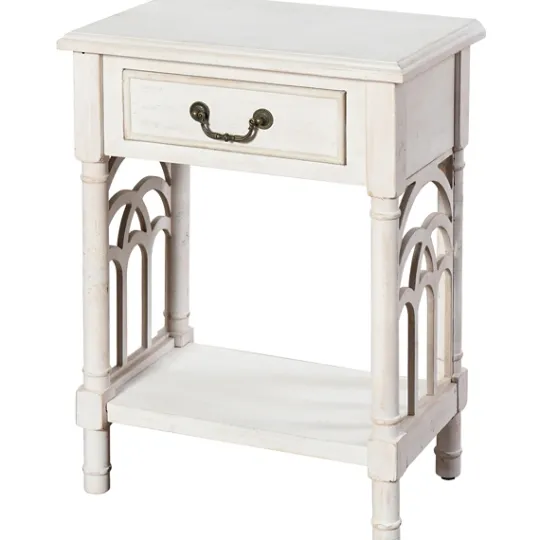 Kirkland's Home 1-Drawer Cathedral Sides Accent Table- Accent & End Tables