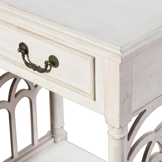 Kirkland's Home 1-Drawer Cathedral Sides Accent Table- Accent & End Tables