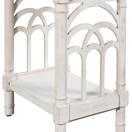 Kirkland's Home 1-Drawer Cathedral Sides Accent Table- Accent & End Tables