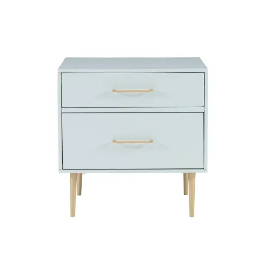 Kirkland's Home 2-Drawer Nightstand With Gold Hardware- Nightstands