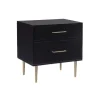 Kirkland's Home 2-Drawer Nightstand With Gold Hardware- Nightstands