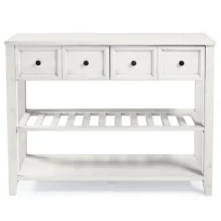 Kirkland's Home 2-Drawer Solid Wood Console Table- Console Tables