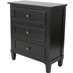 Kirkland's Home 3-Drawer Wooden Accent Table- Accent & End Tables