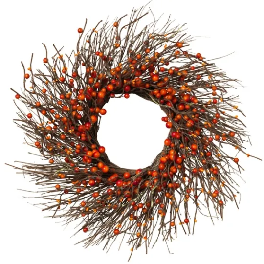Kirkland's Home Dried Twig And Fall Berry Wreath- Wreaths