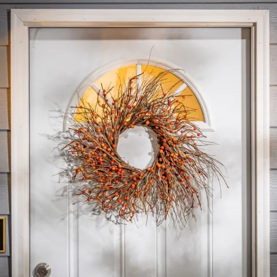 Kirkland's Home Dried Twig And Fall Berry Wreath- Wreaths