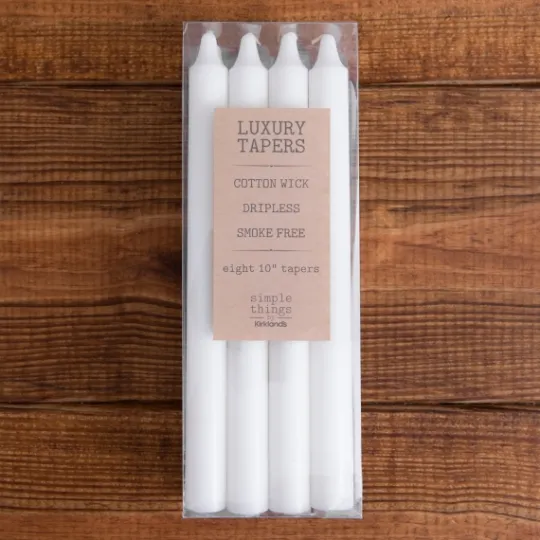 Kirkland's Home Dripless Taper Candles, Set Of 8- Candles