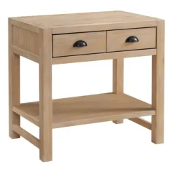 Kirkland's Home Duke Double Driftwood Pine 5-Pc. King Bedroom Set- Beds & Headboards